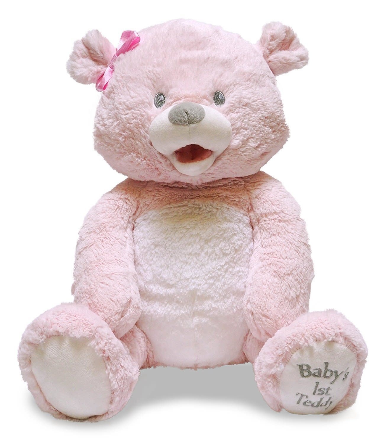 Cuddle Barn Animated Baby 1st Singin Teddie Pink MyStrollers