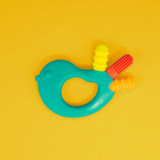 Sassy Sassy Silicone Bird Teether