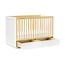 Baby Letto Bento 3-in-1 Convertible Storage Crib with Toddler Bed Conversion Kit