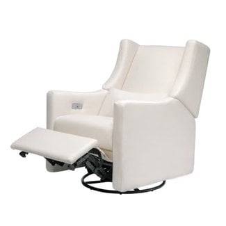 Baby Letto Baby Letto Kiwi Electronic Recliner and Swivel Glider in Eco-Performance Fabric with USB port | Water Repellent & Stain Resistant