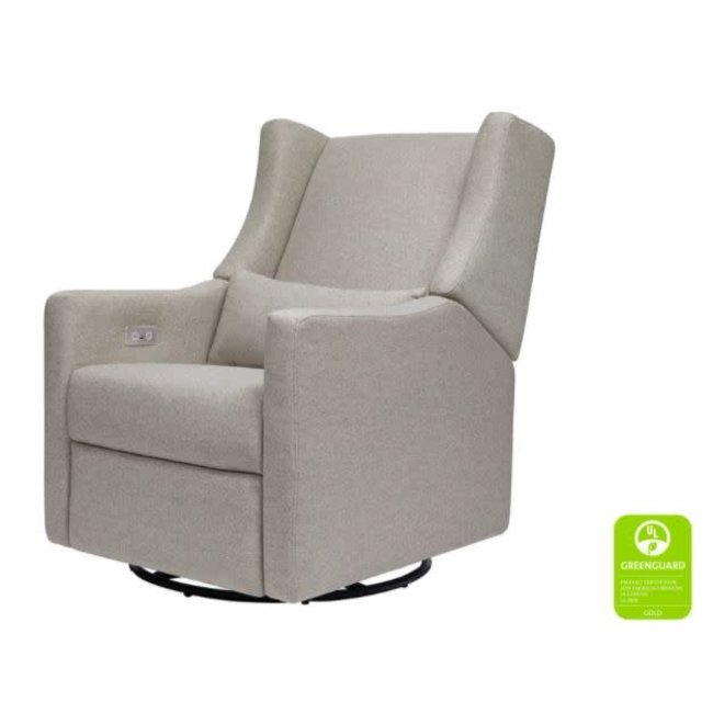 Baby Letto Kiwi Electronic Recliner and Swivel Glider in Eco-Performance Fabric with USB port | Water Repellent & Stain Resistant
