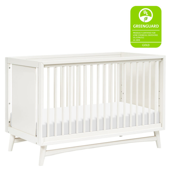 Baby Letto Peggy 3-in-1 Convertible Crib with Toddler Bed Conversion Kit