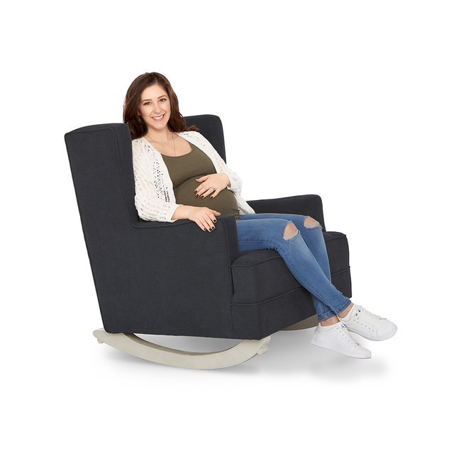 Evolur Baby Capri Wingback 2-in-1 Rocker and Accent Chair