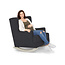 Evolur Baby Capri Wingback 2-in-1 Rocker and Accent Chair