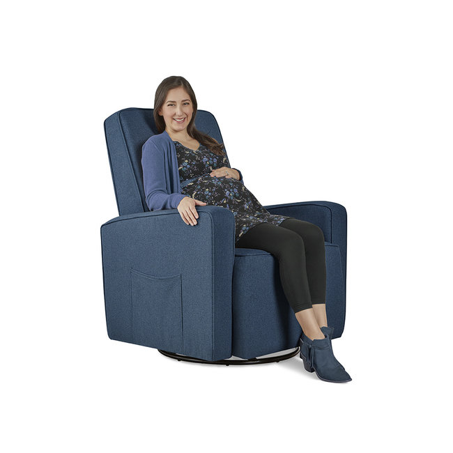 Evolur Baby Holland Upholstered Swivel Glider