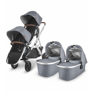 UppaBaby UPPAbaby VISTA V2 Twin Double Stroller Bundle -