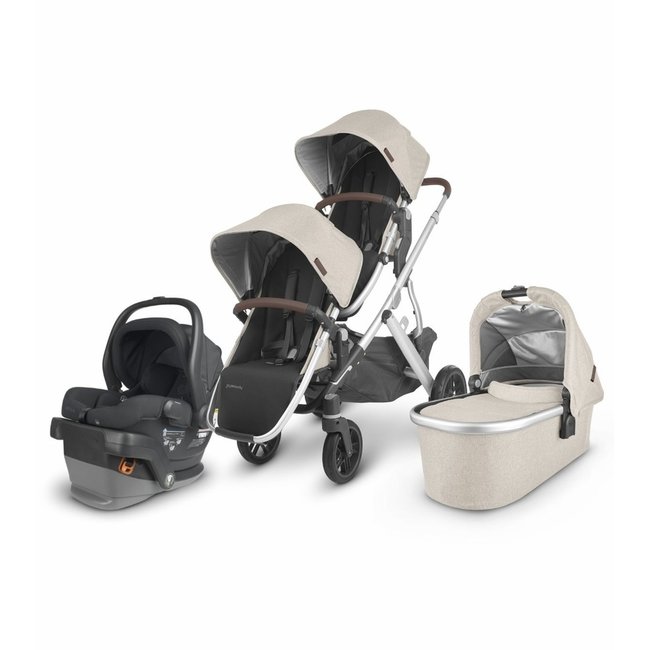 UPPAbaby VISTA V2 Double Stroller + MESA V2 Travel System Bundle