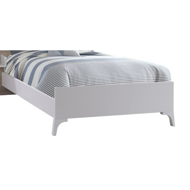 Tulip Metro & Urban Twin Bed Conversion Rails & Low Profile Footboard In White