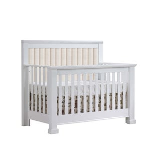 Natart Juvenile Natart Taylor 5 In 1 Convertible Crib With Upholstered Panel