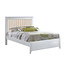 Natart Taylor Double Bed Full Size Bed With Upholstered Panel And Low Profile Footboard