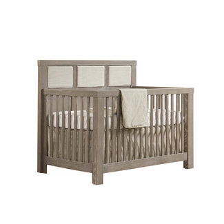 Natart Juvenile Natart Rustico Convertible Crib With Upholstered Panel