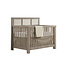 Natart Rustico Convertible Crib With Upholstered Panel