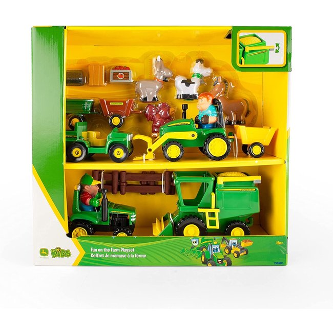 Tomy John Deere 1st Farm Fun Fun On Farm Set