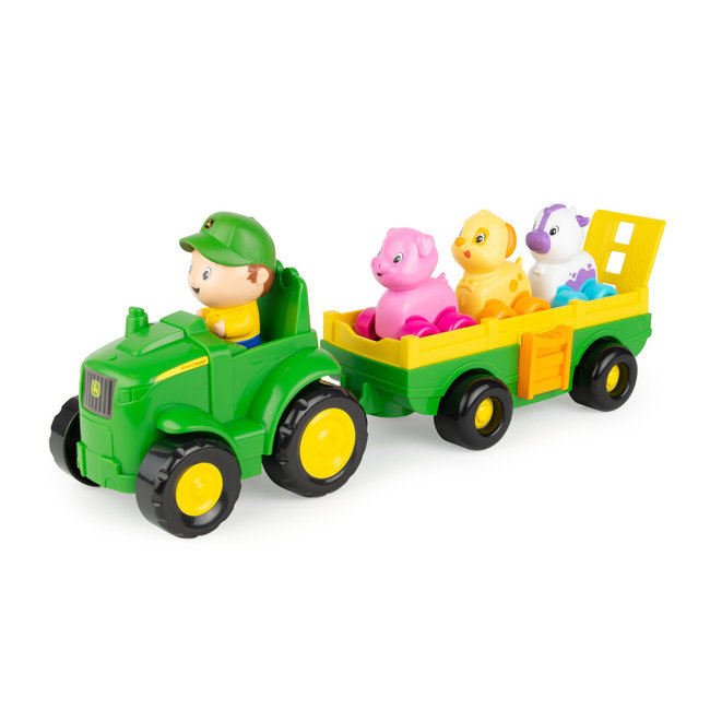 Tomy John Deere Farmin' Friends Toy Hauling Set