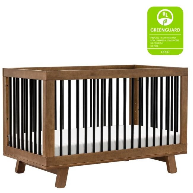 Baby Letto Hudson 3 In 1 Convertible Crib With Toddler Rail