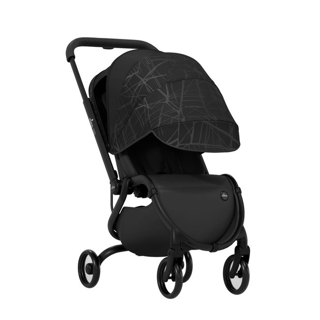 Mima Zigi 4G Stroller In Ebony, With Rain Cover, And Safety Bar