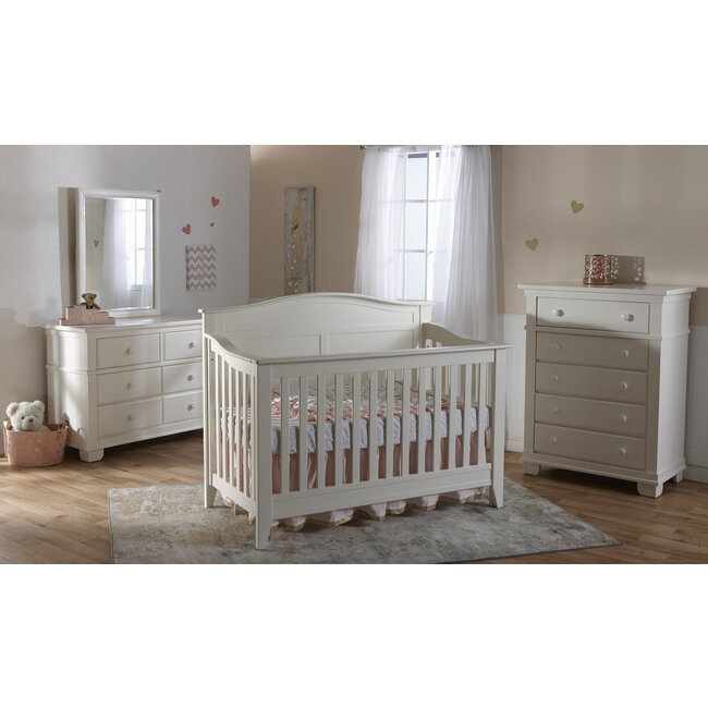 Pali Furniture Napoli Curved Top Forever Crib