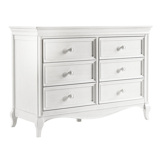 Pali Furniture Diamante Double Dresser in Vintage White