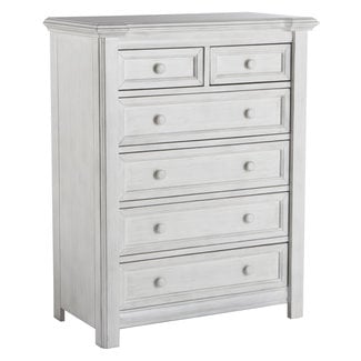 Pali Furniture Pali Furniture Cristallo 5 Drawer Dresser In Vintage White