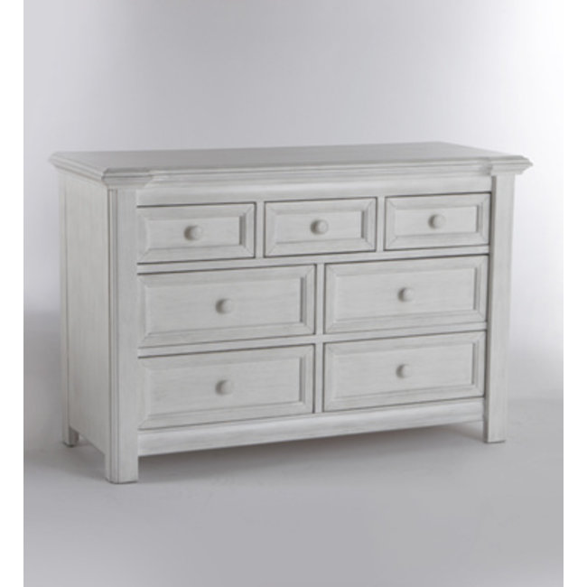 Pali Furniture Cristallo Double Dresser In Vintage White