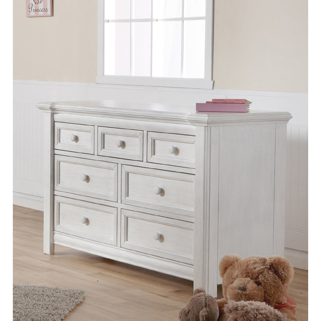 Pali Furniture Cristallo Double Dresser In Vintage White