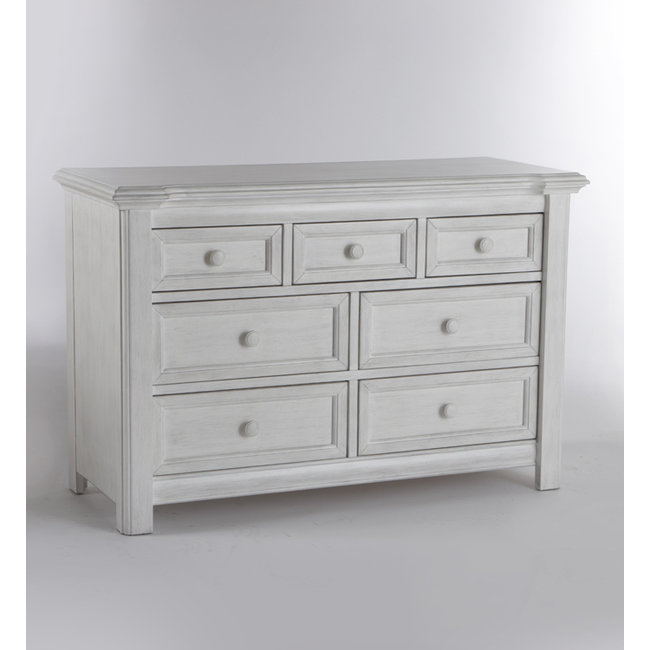 Pali Furniture Cristallo Double Dresser In Vintage White