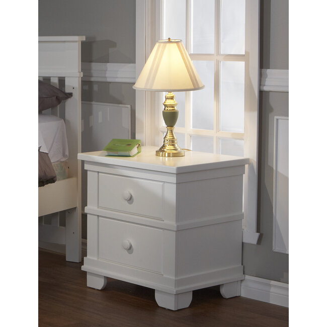 Pali Furniture Torino Night Stand In White