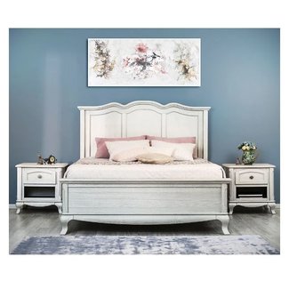 Romina Furniture Romina Cleopatra Full Size Bed With Solid Panel