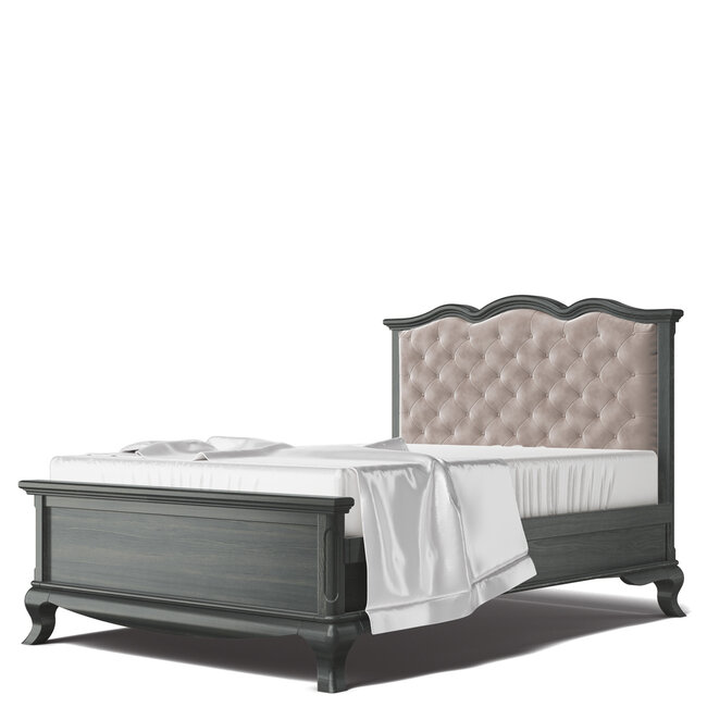 Romina Cleopatra Full Size Bed With Tufted Headboard