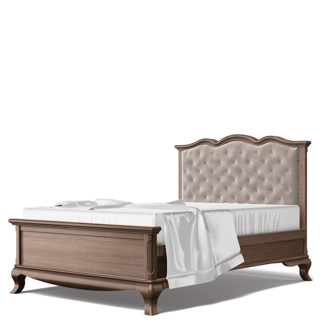 Romina Cleopatra Full Size Bed With Tufted Headboard