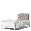Romina Cleopatra Full Size Bed With Tufted Headboard