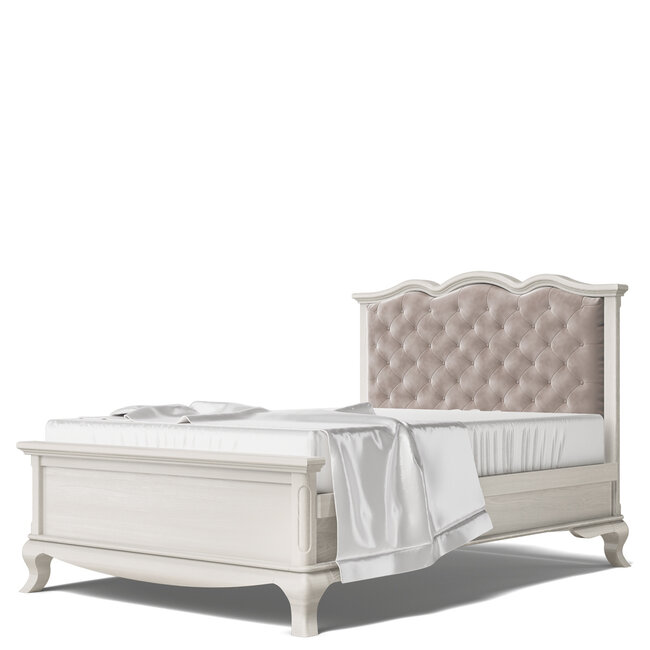 Romina Cleopatra Full Size Bed With Tufted Headboard