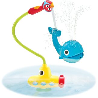 Yookidoo Yookidoo Baby Bath Toy - Submarine Spray Whale - Battery Operated Infant Toddler Water Pump with Easy to Grip Hand Shower