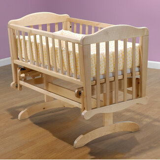 Sorelle Sorelle Dondola Cradle In Natural With Mattress