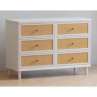 Namesake Namesake Marin with Cane 6 Drawer Assembled Dresser