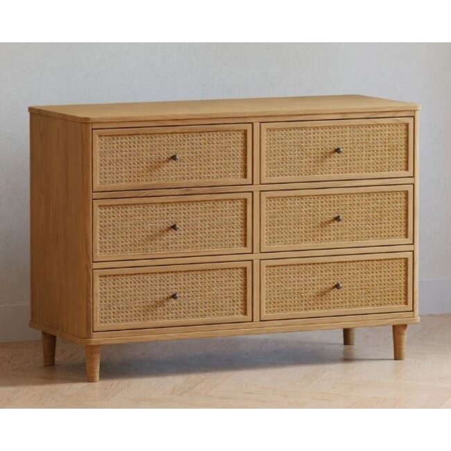 Namesake Marin with Cane 6 Drawer Assembled Dresser