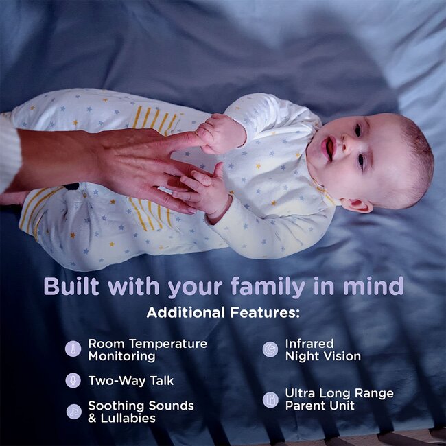 Hubble Connected Nursery Pal Cloud- Smart Video Baby Monitors