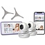Hubble Connected Nursery Pal Deluxe Twin -Smart Video Baby Monitors