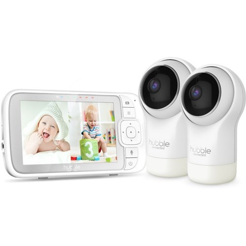 Hubble Connected View Pro Twin- Local Video Monitors - MyStrollers.com