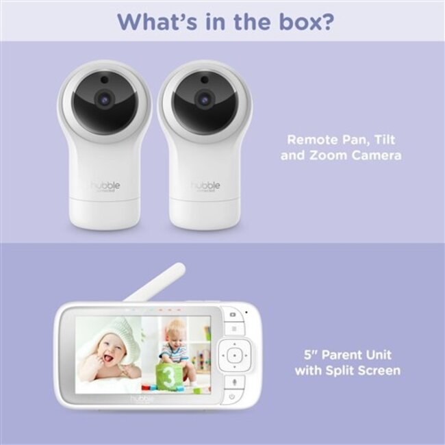 Hubble Connected View Pro Twin- Local Video Monitors