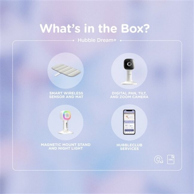 Hubble Connected Dream+- Smart Movement Monitors - MyStrollers.com