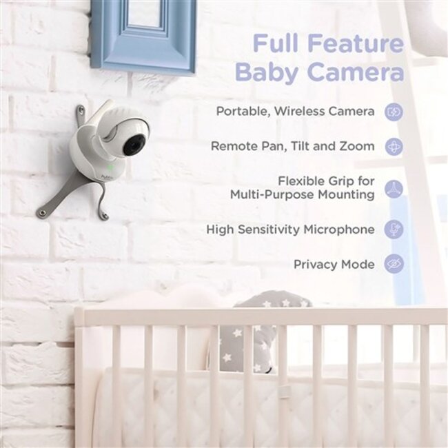 Hubble Connected Nursery Pal Deluxe- Smart Video Baby Monitors