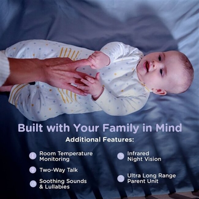 Hubble Connected Nursery Pal Deluxe- Smart Video Baby Monitors