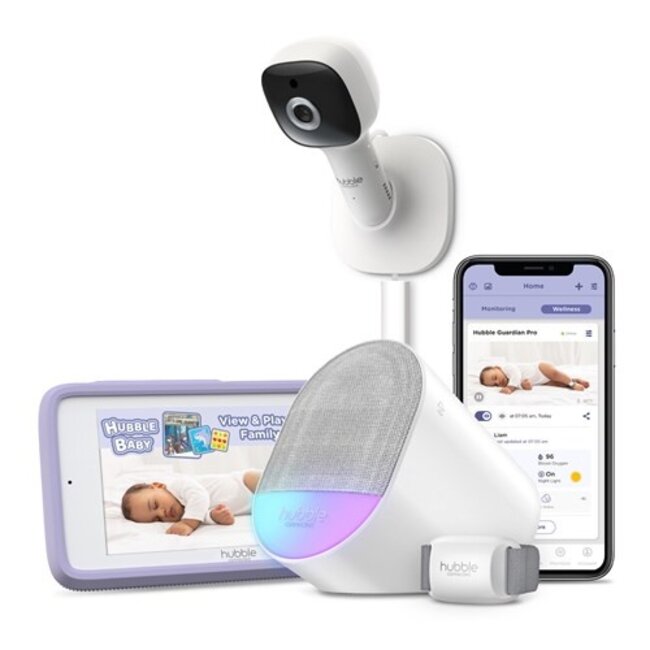 Hubble Connected Nursery Pal Guardian Pro- Smart Movement Monitors