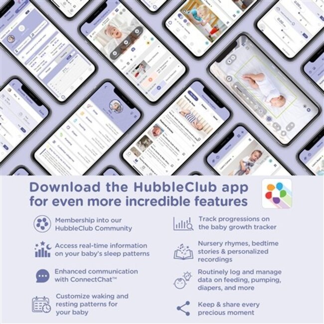 Hubble Connected Nursery Pal Guardian+- Smart Movement Monitors