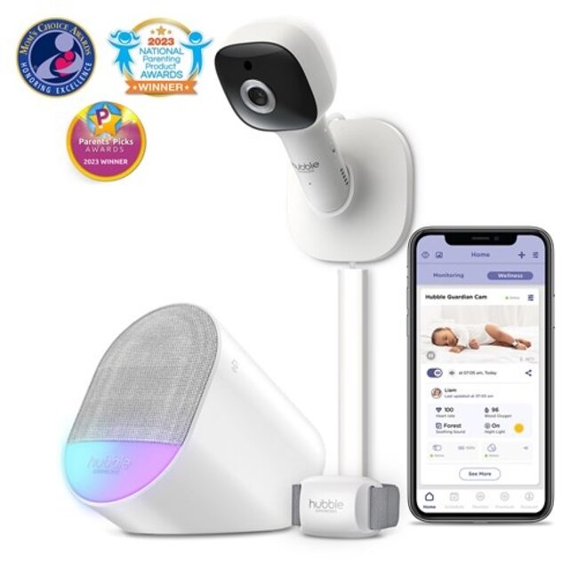 Hubble Connected Nursery Pal Guardian Cam- Smart Movement Monitors