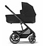 Cybex Balios S Lux Full Size Stroller + Cot S Bassinet Bundle (One Box) - All Black