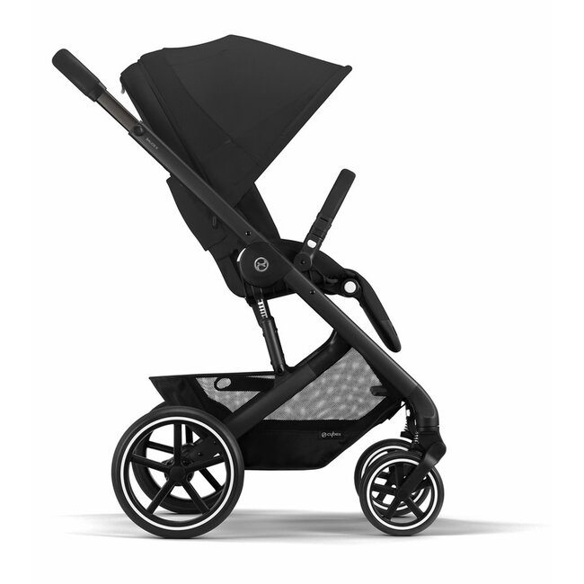 Cybex Balios S Lux Full Size Stroller + Cot S Bassinet Bundle (One Box) - All Black