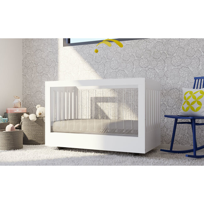 Spot On Square Roh Crib In White