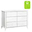 Baby Letto Sprout 6 Drawer Double Dresser
